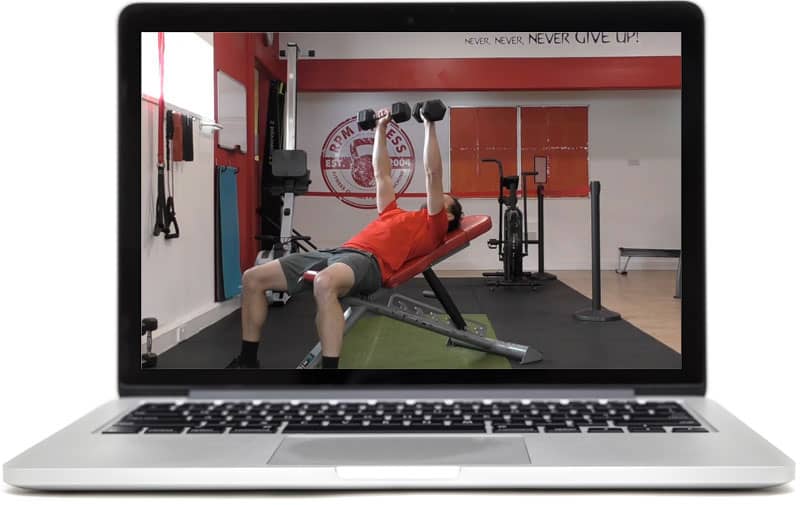 Woman squatting with dumbbells